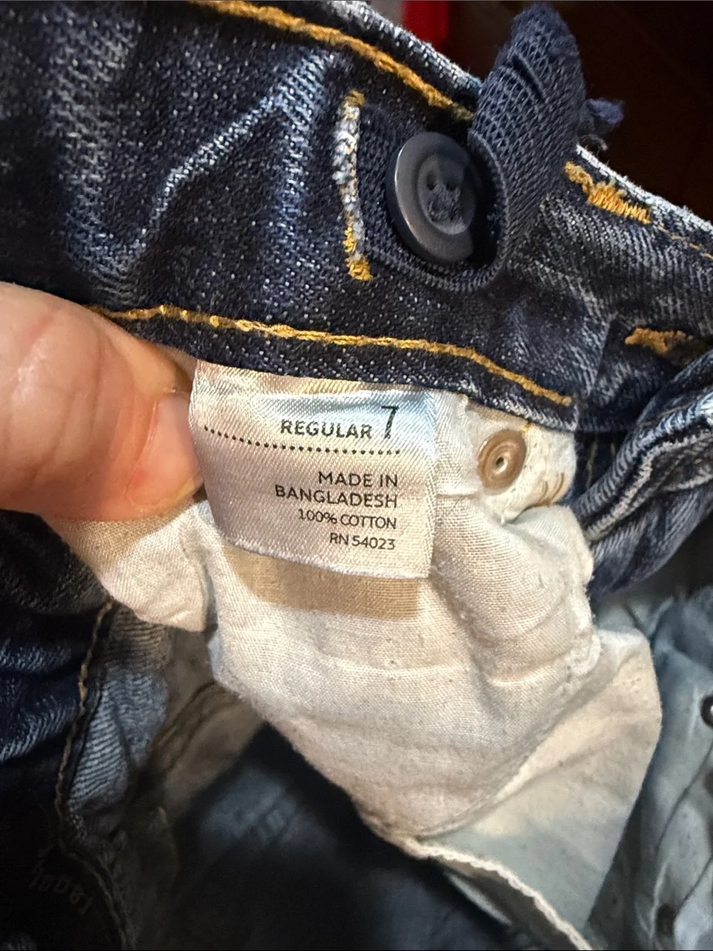 Old Navy Boys Blue Straight-Leg Jeans